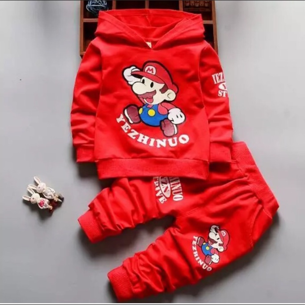 Super Mario Bros hoodie and pants